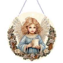 Load image into Gallery viewer, Angel Girl Single-Sided Diamond Painting Hanging Pendant for Home Wall Decor(#5)
