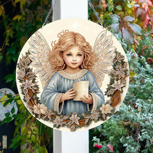 Load image into Gallery viewer, Angel Girl Single-Sided Diamond Painting Hanging Pendant for Home Wall Decor(#5)
