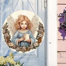 Load image into Gallery viewer, Angel Girl Single-Sided Diamond Painting Hanging Pendant for Home Wall Decor(#5)
