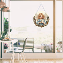 Load image into Gallery viewer, Angel Girl Single-Sided Diamond Painting Hanging Pendant for Home Wall Decor(#5)
