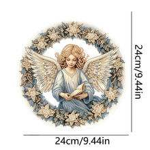 Load image into Gallery viewer, Angel Girl Single-Sided Diamond Painting Hanging Pendant for Home Wall Decor(#6)
