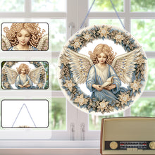 Load image into Gallery viewer, Angel Girl Single-Sided Diamond Painting Hanging Pendant for Home Wall Decor(#6)
