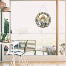 Load image into Gallery viewer, Angel Girl Single-Sided Diamond Painting Hanging Pendant for Home Wall Decor(#6)
