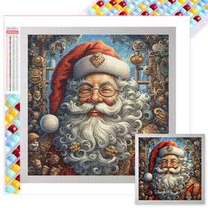 Santa Claus 35X35CM(Canvas) Full Square Drill Diamond Painting