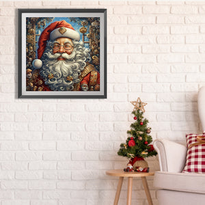 Santa Claus 35X35CM(Canvas) Full Square Drill Diamond Painting