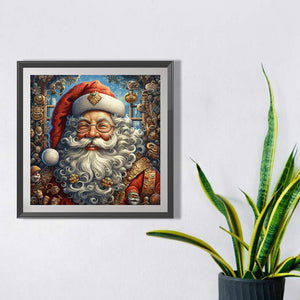 Santa Claus 35X35CM(Canvas) Full Square Drill Diamond Painting