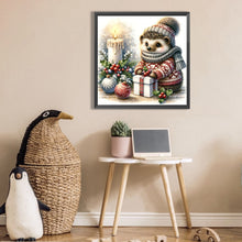 Load image into Gallery viewer, Christmas Gift Hedgehog 35X35CM(Canvas) Full AB Square Drill Diamond Painting
