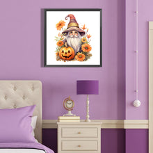 Load image into Gallery viewer, Pumpkin Gnome 40X40CM(Canvas) Full Round Drill Diamond Painting
