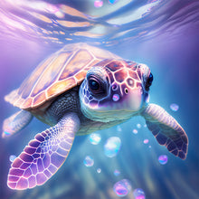 Load image into Gallery viewer, Sea Turtle In Ocean 30*30CM(Canvas) Full Round Drill Diamond Painting
