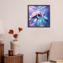 Load image into Gallery viewer, Sea Turtle In Ocean 30*30CM(Canvas) Full Round Drill Diamond Painting
