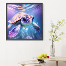 Load image into Gallery viewer, Sea Turtle In Ocean 30*30CM(Canvas) Full Round Drill Diamond Painting
