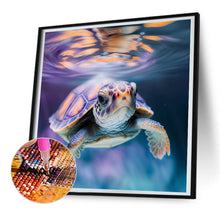 Load image into Gallery viewer, Sea Turtle In Ocean 30*30CM(Canvas) Full Round Drill Diamond Painting
