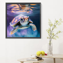 Load image into Gallery viewer, Sea Turtle In Ocean 30*30CM(Canvas) Full Round Drill Diamond Painting
