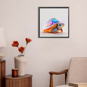 Sea Turtle In Ocean 30*30CM(Canvas) Full Round Drill Diamond Painting