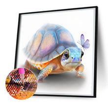 Load image into Gallery viewer, Sea Turtle In Ocean 30*30CM(Canvas) Full Round Drill Diamond Painting
