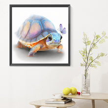 Load image into Gallery viewer, Sea Turtle In Ocean 30*30CM(Canvas) Full Round Drill Diamond Painting
