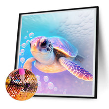 Load image into Gallery viewer, Sea Turtle In Ocean 30*30CM(Canvas) Full Round Drill Diamond Painting
