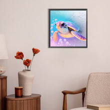 Load image into Gallery viewer, Sea Turtle In Ocean 30*30CM(Canvas) Full Round Drill Diamond Painting
