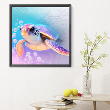 Load image into Gallery viewer, Sea Turtle In Ocean 30*30CM(Canvas) Full Round Drill Diamond Painting
