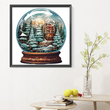 Load image into Gallery viewer, Christmas Crystal Ball 30X30CM(Canvas) Full Round Drill Diamond Painting
