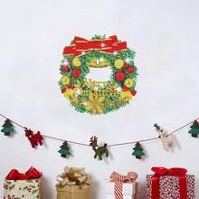 Load image into Gallery viewer, Diamond Painting Sticker Gem DIY Craft Kit for Kid Gift (Christmas Wreath #3)
