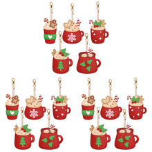 Load image into Gallery viewer, 5PCS Double Sided Special Shape Diamond Painting Keychain (Ice Cream Cup)
