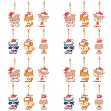 Load image into Gallery viewer, 5PCS Double Sided Special Shape Diamond Painting Keychain (Christmas Animals)
