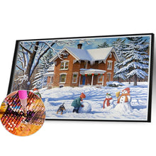 Load image into Gallery viewer, Snow Scene 40X30CM(Canvas) Full Square Drill Diamond Painting
