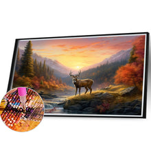 Load image into Gallery viewer, Reindeer In The Woods 40X30CM(Canvas) Full Round Drill Diamond Painting
