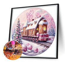 Load image into Gallery viewer, Snow Train 30X30CM(Canvas) Full Round Drill Diamond Painting
