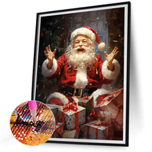 Load image into Gallery viewer, Santa Claus With Gift Box 35X45CM(Canvas) Full AB Round Drill Diamond Painting
