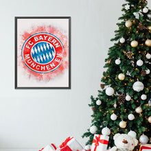 Load image into Gallery viewer, Bayern Munich Football Team Logo 30X40CM(Canvas) Full Round Drill Diamond Painting
