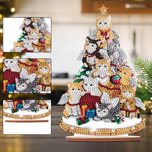 Load image into Gallery viewer, Wooden Christmas Diamond Painting Tabletop Ornament for Table Office Decor (#1)
