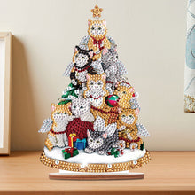 Load image into Gallery viewer, Wooden Christmas Diamond Painting Tabletop Ornament for Table Office Decor (#1)
