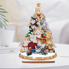 Load image into Gallery viewer, Wooden Christmas Diamond Painting Tabletop Ornament for Table Office Decor (#1)
