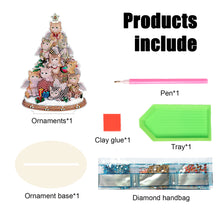 Load image into Gallery viewer, Wooden Christmas Diamond Painting Tabletop Ornament for Table Office Decor (#1)
