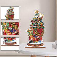 Load image into Gallery viewer, Wooden Christmas Diamond Painting Tabletop Ornament for Table Office Decor (#2)
