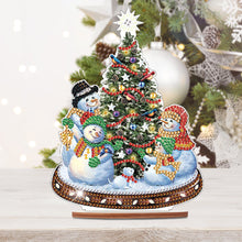 Load image into Gallery viewer, Wooden Christmas Diamond Painting Tabletop Ornament for Table Office Decor (#3)
