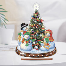 Load image into Gallery viewer, Wooden Christmas Diamond Painting Tabletop Ornament for Table Office Decor (#3)
