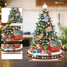 Load image into Gallery viewer, Wooden Christmas Diamond Painting Tabletop Ornament for Table Office Decor (#6)
