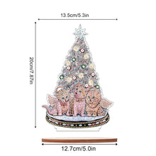 Load image into Gallery viewer, Wooden Christmas Diamond Painting Tabletop Ornament for Table Office Decor (#8)
