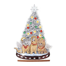 Load image into Gallery viewer, Wooden Christmas Diamond Painting Tabletop Ornament for Table Office Decor (#8)
