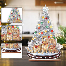 Load image into Gallery viewer, Wooden Christmas Diamond Painting Tabletop Ornament for Table Office Decor (#8)
