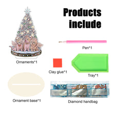 Load image into Gallery viewer, Wooden Christmas Diamond Painting Tabletop Ornament for Table Office Decor (#8)
