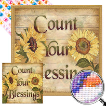 Load image into Gallery viewer, Count Your Blessings 45X45CM(Canvas) Full AB Round Drill Diamond Painting
