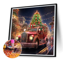 Load image into Gallery viewer, Christmas Street Christmas Tree 30*30CM(Canvas) Full Round Drill Diamond Painting
