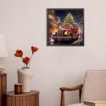 Load image into Gallery viewer, Christmas Street Christmas Tree 30*30CM(Canvas) Full Round Drill Diamond Painting
