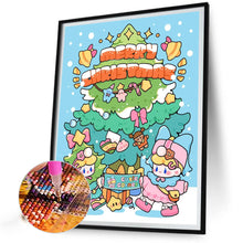 Load image into Gallery viewer, Doll And Christmas Tree 45X55CM(Canvas) Full AB Round Drill Diamond Painting
