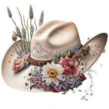 Load image into Gallery viewer, Cowboy Hat 30X30CM(Canvas) Full Round Drill Diamond Painting
