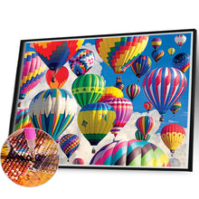 Load image into Gallery viewer, Hot Air Balloon 60X45CM(Canvas) Full Square Drill Diamond Painting
